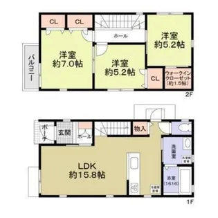 フォレストメゾン菱屋西【1階】の間取り