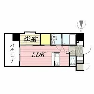 プレスタイル BAY AREA石城【7階】の間取り