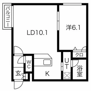 プレシャスレジデンス元町【1階】の間取り