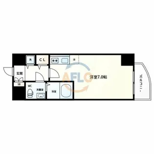 S-RESIDENCE野江【3階】の間取り