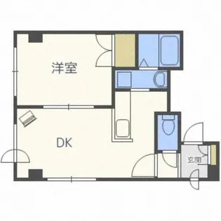 アールコート美園【101号室】の間取り