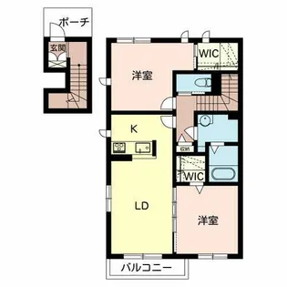 シャモニー【0202号室】の間取り