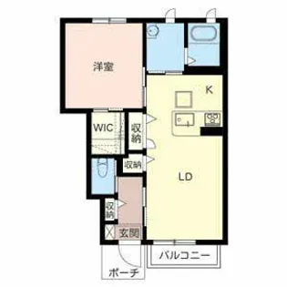 MAST COURT 瀬田【0105号室】の間取り