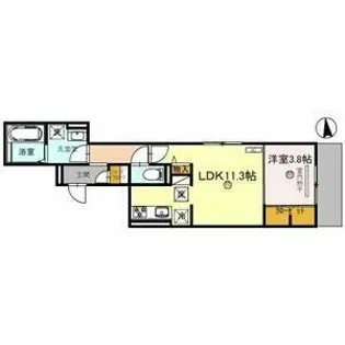 カーサルミノサ王子町【2階】の間取り