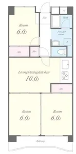 グランデあんご【9階】の間取り