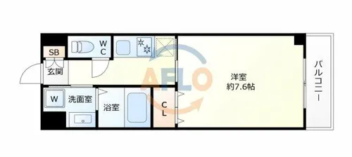 イルマーレ【3階】の間取り