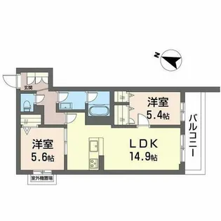 シャーメゾン ルミエール【0302号室】の間取り