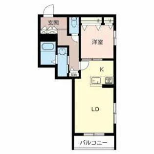 モンパール北花田III【0303号室】の間取り