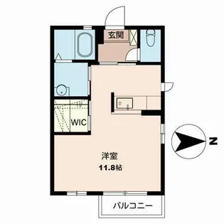 アドラブール【0203号室】の間取り