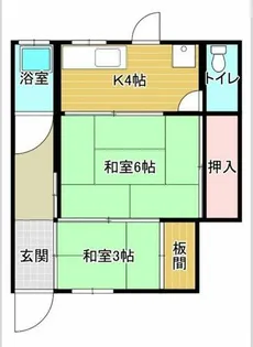 丸山町アパート【101号室】の間取り