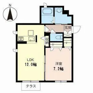 RONDO BELL【0101号室】の間取り