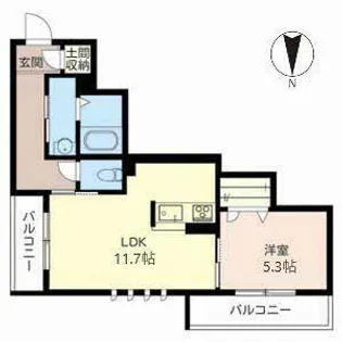 Sha Maison C’estLepied【0206号室】の間取り