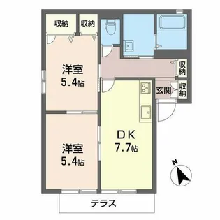 メゾン・オードリー【0101号室】の間取り