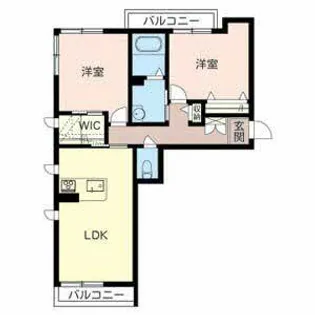 イースト グランテージ【0205号室】の間取り