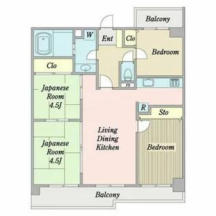 グランドメゾン覚王山通【10階】の間取り