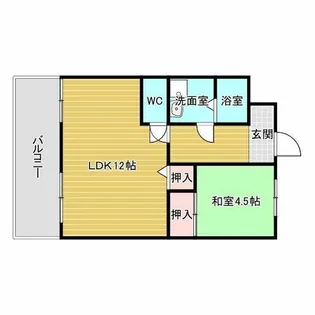 グレイスガーデン豊中【2階】の間取り