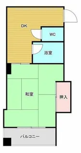 我孫子グランドハイツ【1階】の間取り