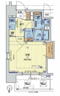 レオンコンフォート新梅田III【3階】の間取り