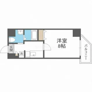 Park Lane Minami【13階】の間取り