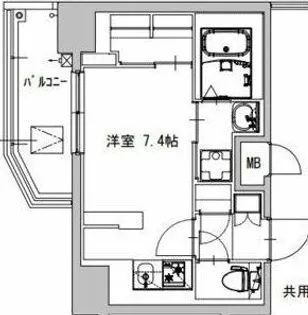 S-RESIDENCE庄内通駅前curere(クラーレ)【15階】の間取り