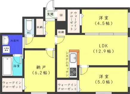 ヴィレッジ表参道【1階】の間取り