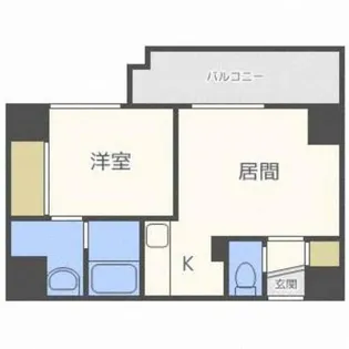 グランメール北7条【7階】の間取り