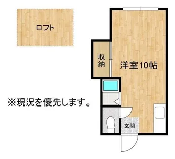 シティベール医生ヶ丘【209号室】の間取り