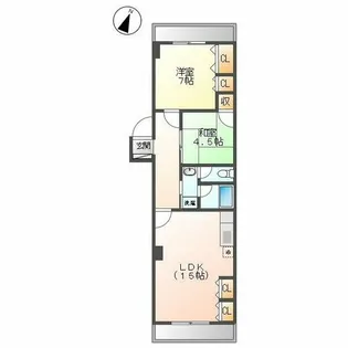 第2前田ビル【7階】の間取り