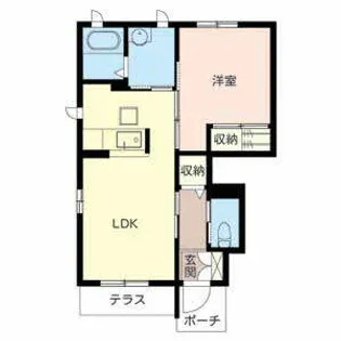 B’sメゾン【0101号室】の間取り