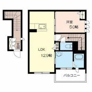 シャーメゾン堀止【0202号室】の間取り