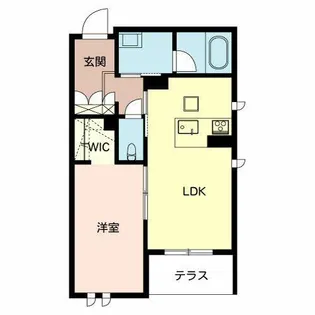 シャーメゾン フォルトゥーナ【0103号室】の間取り