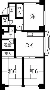 メゾンド徳川苑【2階】の間取り