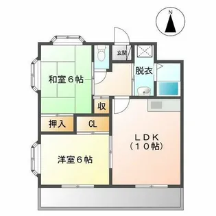 ファイン舞子坂【2階】の間取り