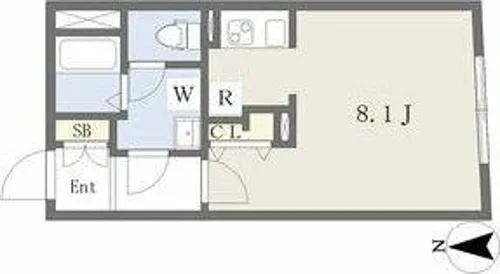 MTM東別院【2階】の間取り