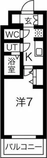 メイクスWアート丸の内【7階】の間取り