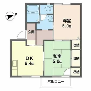 ディア・アドニス【0202号室】の間取り
