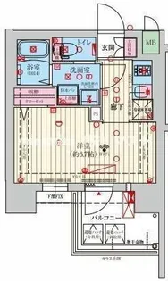 ファーストフィオーレ大正リエート【303号室】の間取り