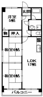 レトワールS【3階】の間取り