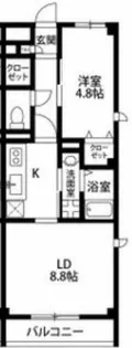 アンプルールフェール東花園【3階】の間取り