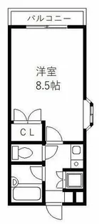 グリーンヒル博多【301号室】の間取り