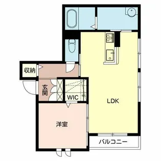 リメインらかん W棟 S棟 E棟【W205号室】の間取り