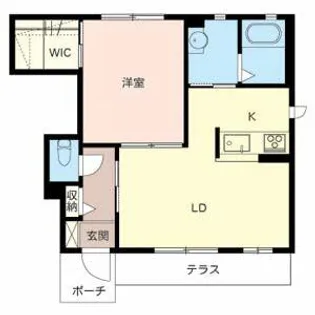 ディアコート【0102号室】の間取り