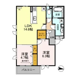カーサ フジ【3階】の間取り