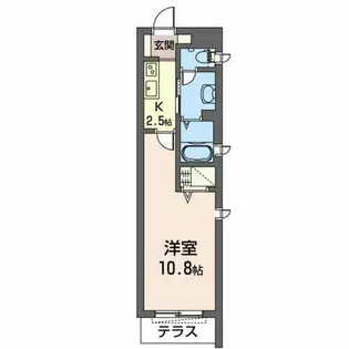 SOL.LEVANTE,X【0101号室】の間取り