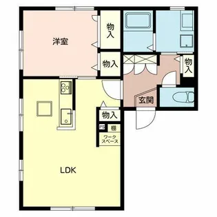 ハイツベガ【0101号室】の間取り
