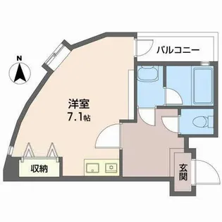 ノヴェル西宮【0301号室】の間取り