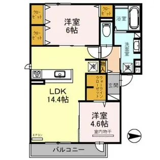 Mellow Stage【2階】の間取り