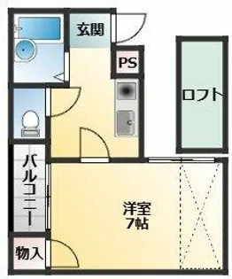 パティオライブ【3階】の間取り