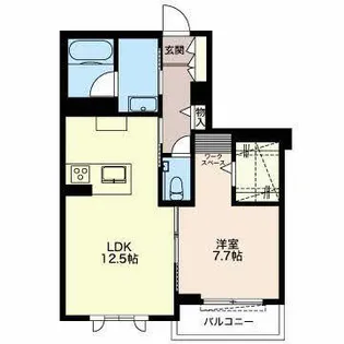 ルプルス吹上【0202号室】の間取り
