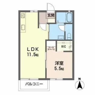 カサベルデ【E205号室】の間取り